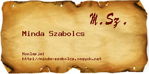 Minda Szabolcs névjegykártya